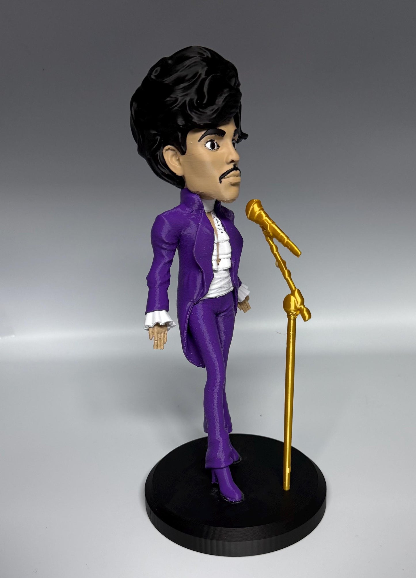 🎤 The Purple One - Iconic Entertainer Figurine | High-Quality Caricature Statue (10.5 Edition)
