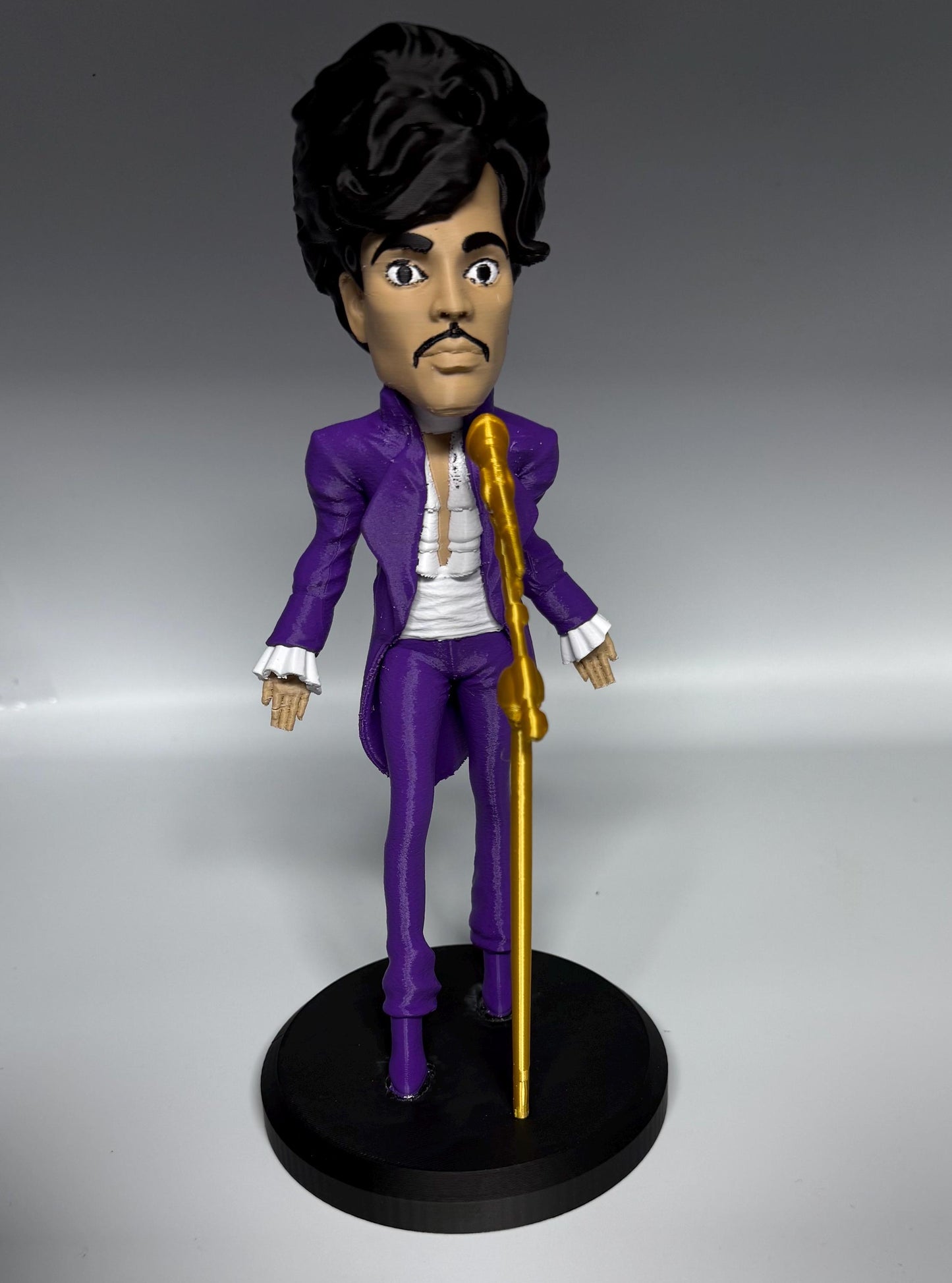 🎤 The Purple One - Iconic Entertainer Figurine | High-Quality Caricature Statue (10.5 Edition)