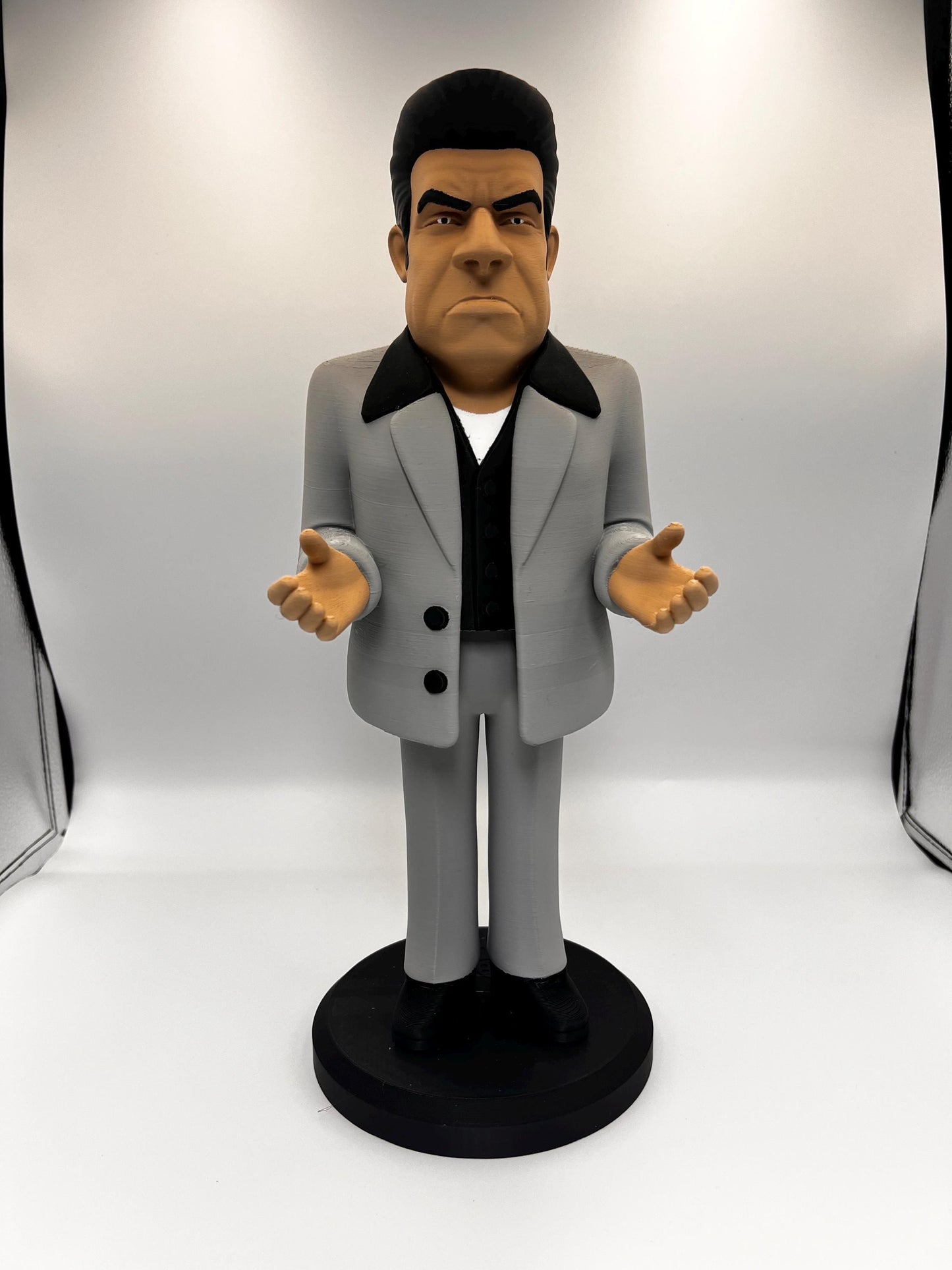 The Mob Trio - Iconic Mobster Figurine Set (Mini Edition) | High-Quality Caricature Statues