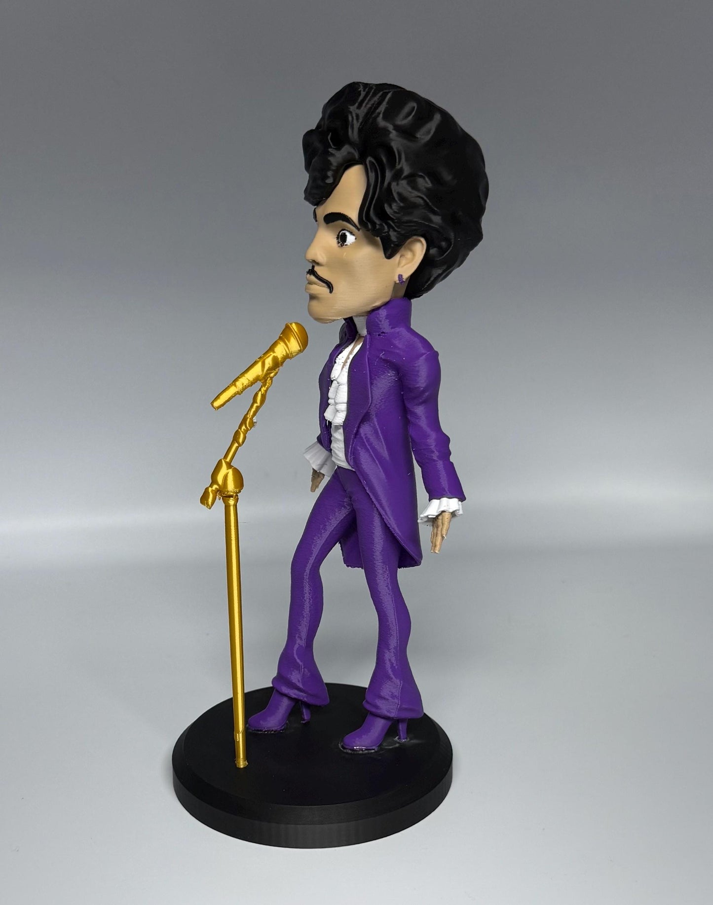 🎤 The Purple One - Iconic Entertainer Figurine | High-Quality Caricature Statue (10.5 Edition)