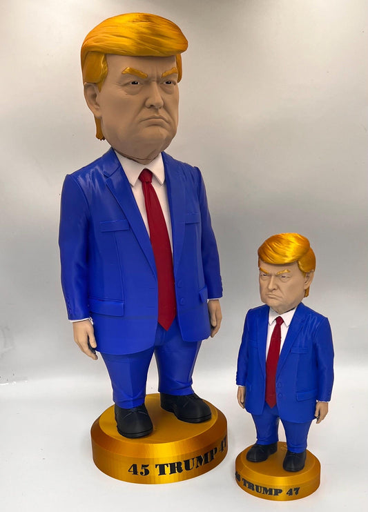 Donald Trump - Iconic Political Figurine | High-Quality Caricature Statue (Standard & Mini Edition)