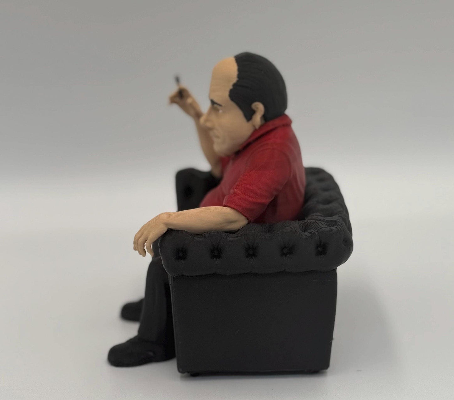 Tony the Boss in Chair - Iconic Mobster Figurine | High-Quality Caricature Statue (Mini Edition 6x6 inch)