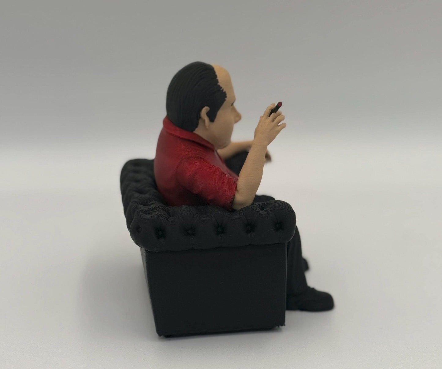 Tony the Boss in Chair - Iconic Mobster Figurine | High-Quality Caricature Statue (Mini Edition 6x6 inch)
