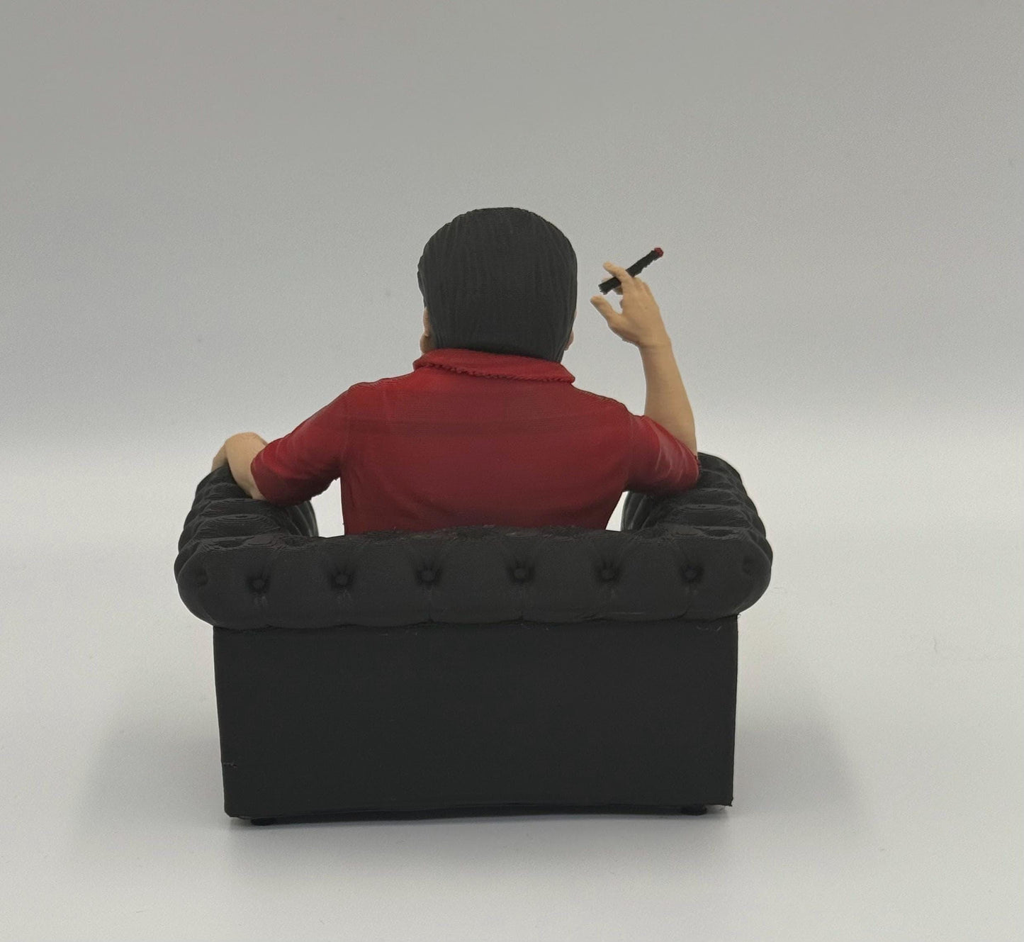 Tony the Boss in Chair - Iconic Mobster Figurine | High-Quality Caricature Statue (Mini Edition 6x6 inch)