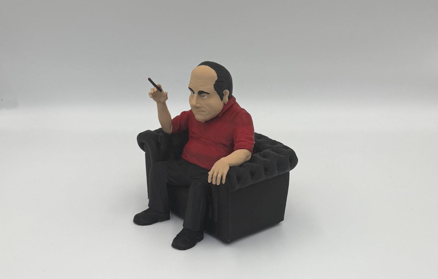 Tony the Boss in Chair - Iconic Mobster Figurine | High-Quality Caricature Statue (Mini Edition 6x6 inch)
