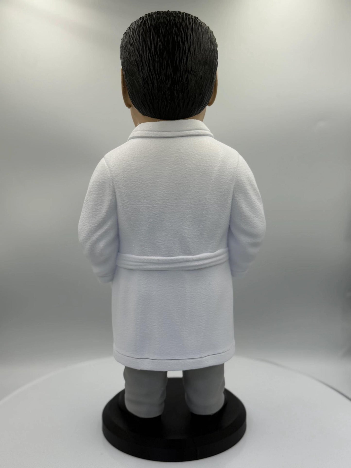 Tony Soprano Bathrobe Figurine - 3D Printed Mob Boss Caricature