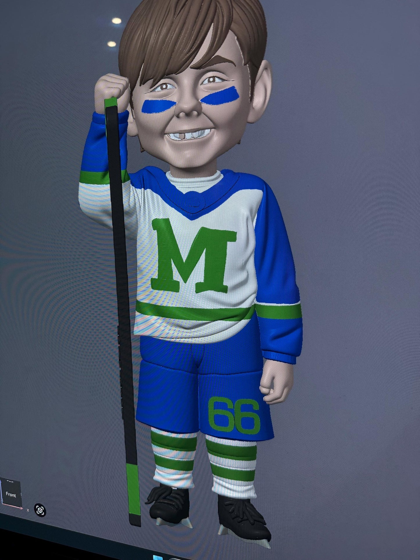 Custom 3D-Printed Caricature Statue | Fully Personalized from Your Photos | 240mm Tall Figure