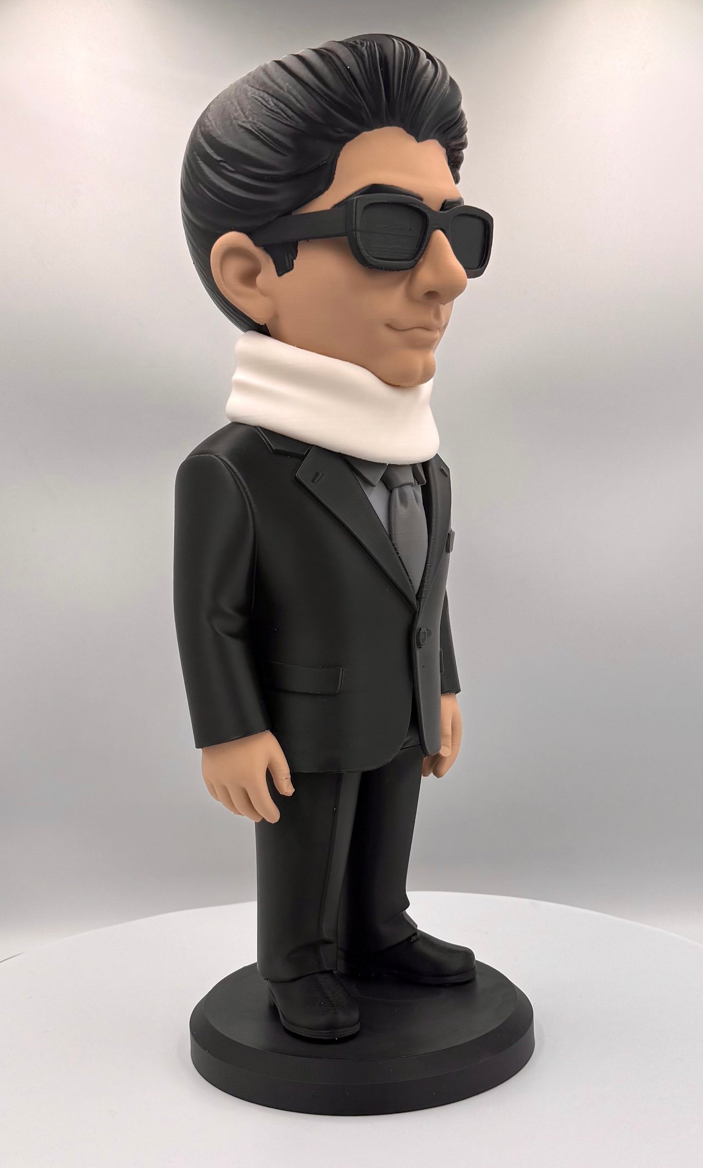 Chrissy Moltisanti (Neck Brace Edition) - Iconic Mobster Figurine | Mini 10.5” & Standard 18.5” Statue