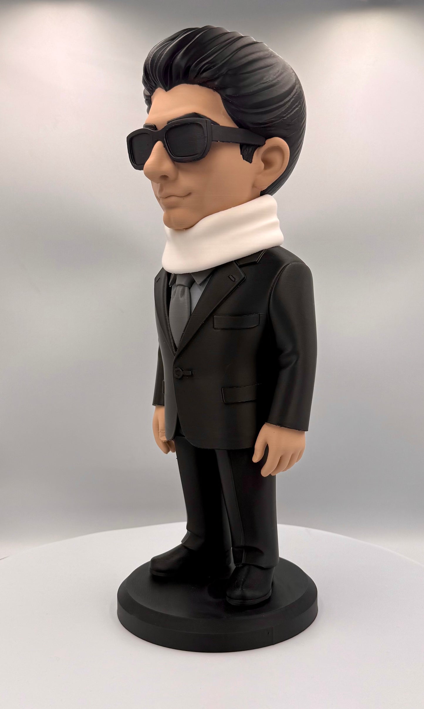 Chrissy Moltisanti (Neck Brace Edition) - Iconic Mobster Figurine | Mini 10.5” & Standard 18.5” Statue
