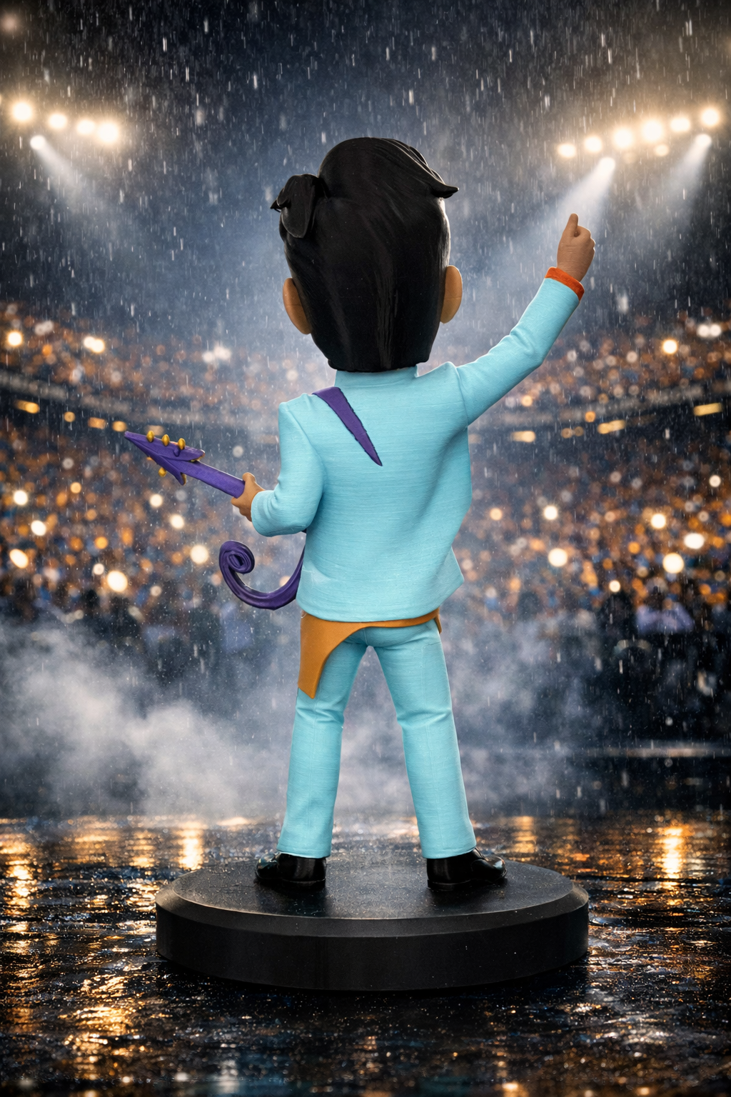 Purple Rain Icon – Music Legend Figurine | High-Quality Caricature Statue (240mm Edition) 🎸