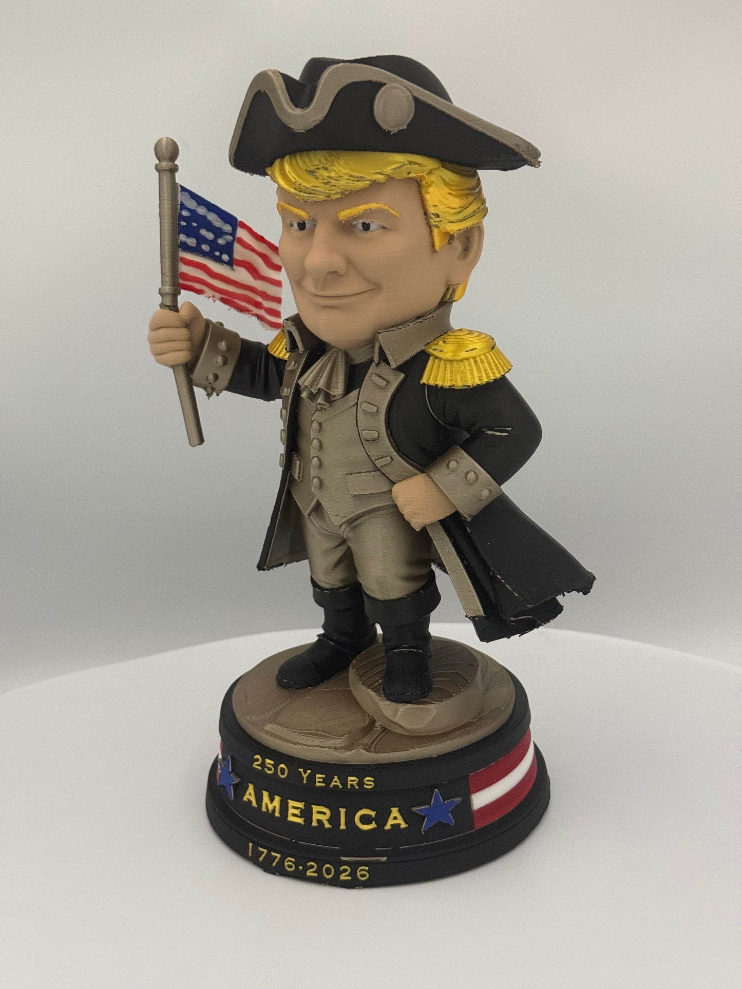 Trump 1776 Patriot Edition Statue | America 250 Collectible (1776–2026) | 4th of July Decor | Patriotic Gift | Caricature Figurine