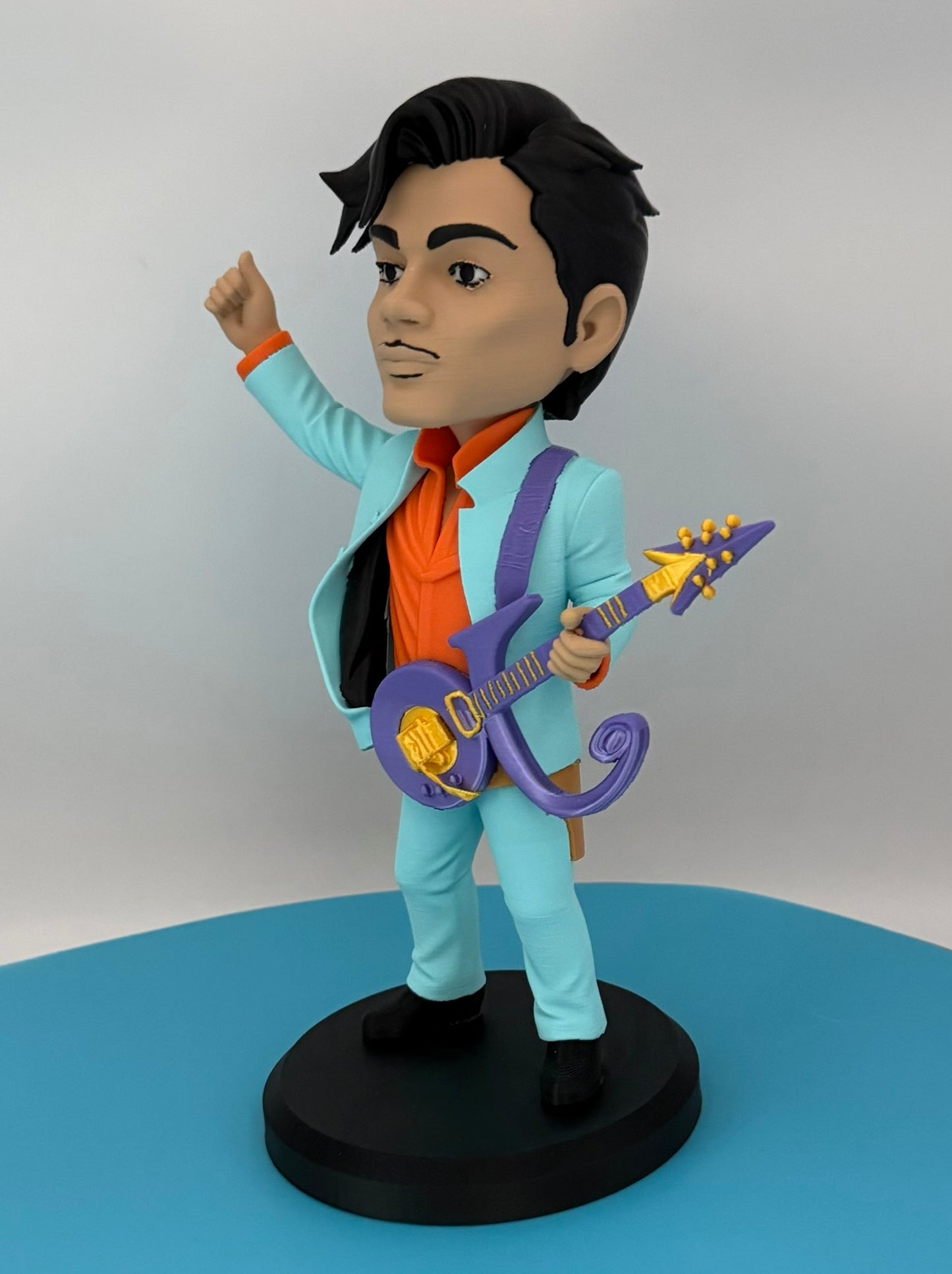Purple Rain Icon – Music Legend Figurine | High-Quality Caricature Statue (240mm Edition) 🎸