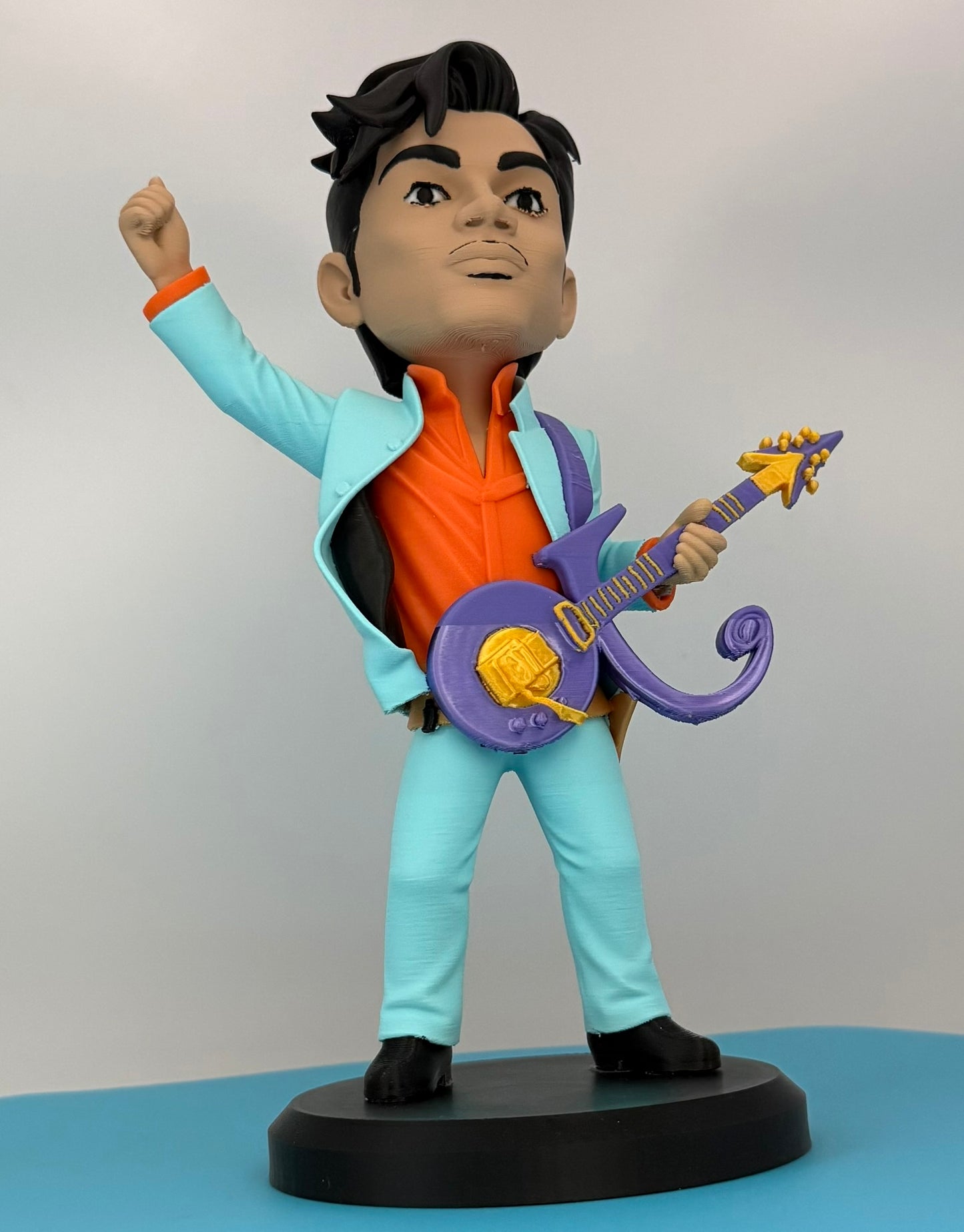 Purple Rain Icon – Music Legend Figurine | High-Quality Caricature Statue (240mm Edition) 🎸