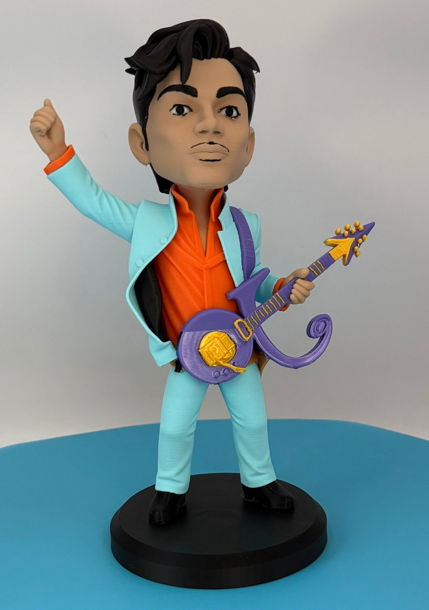 Purple Rain Icon – Music Legend Figurine | High-Quality Caricature Statue (240mm Edition) 🎸