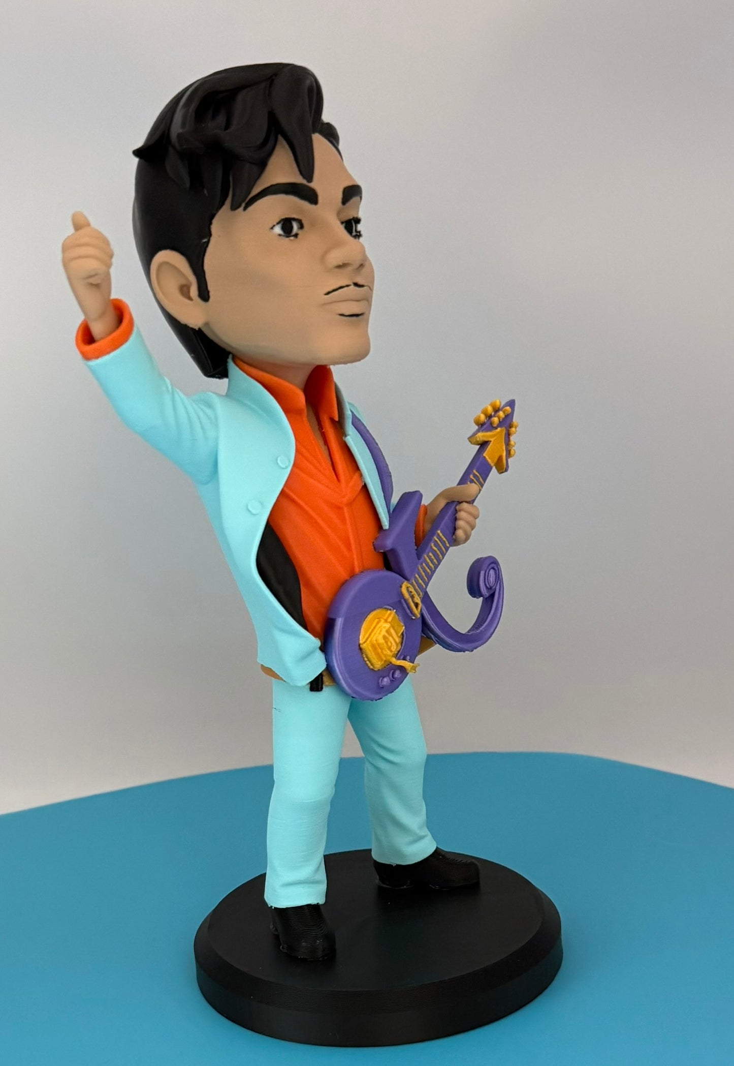 Purple Rain Icon – Music Legend Figurine | High-Quality Caricature Statue (240mm Edition) 🎸