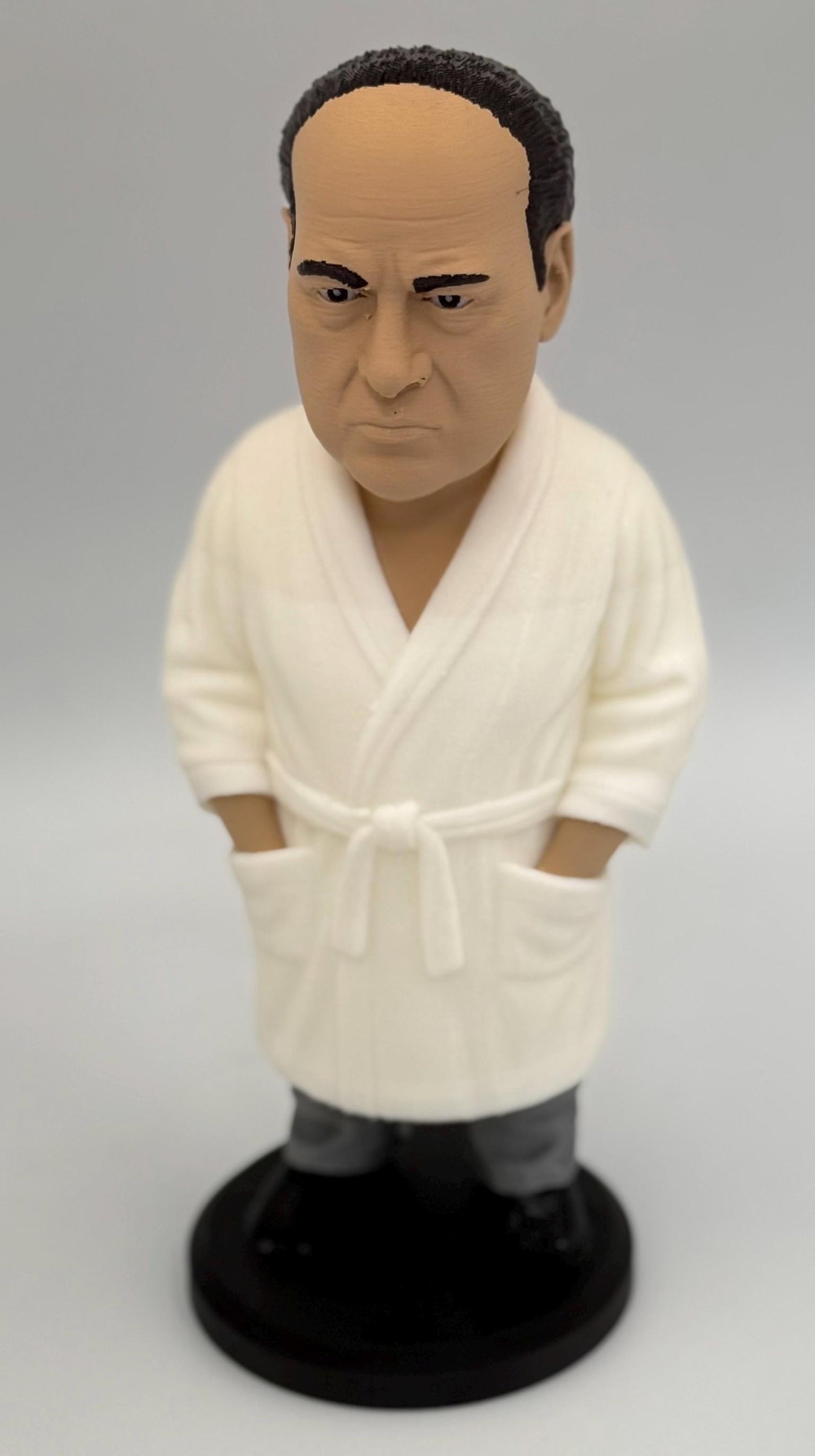 Tony in His Bathrobe – Crime Family Collection! Iconic Mob Figurine | High-Quality Caricature Statue (Mini & Standard Editions)