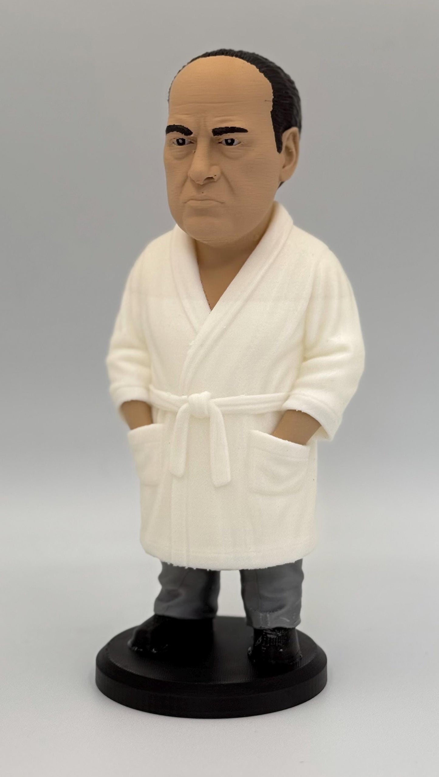 Tony in His Bathrobe – Crime Family Collection! Iconic Mob Figurine | High-Quality Caricature Statue (Mini & Standard Editions)
