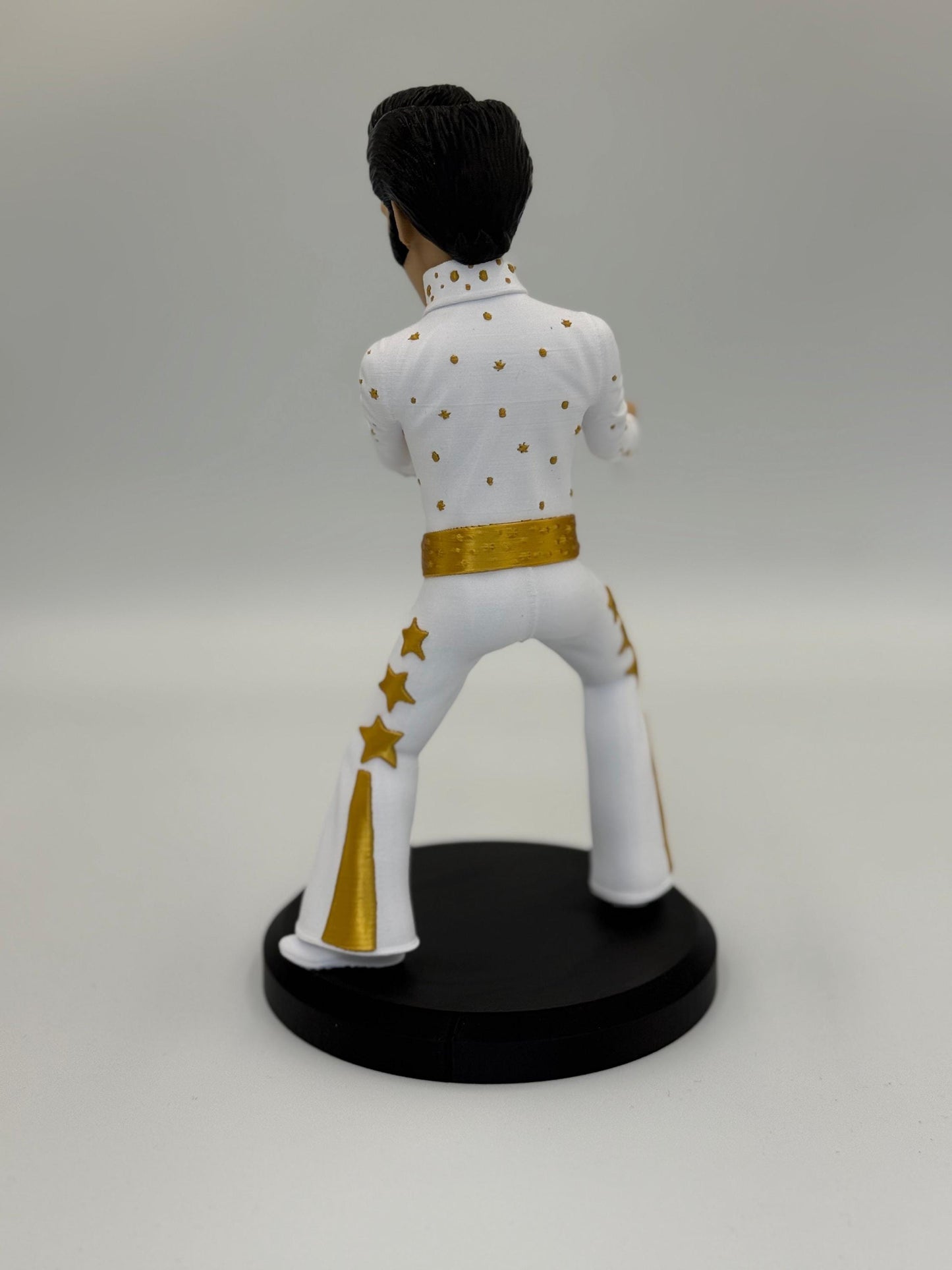 The King in Mini - Iconic Rock 'n' Roll Figurine | High-Quality Caricature Statue (10.5” | 240mm Edition)
