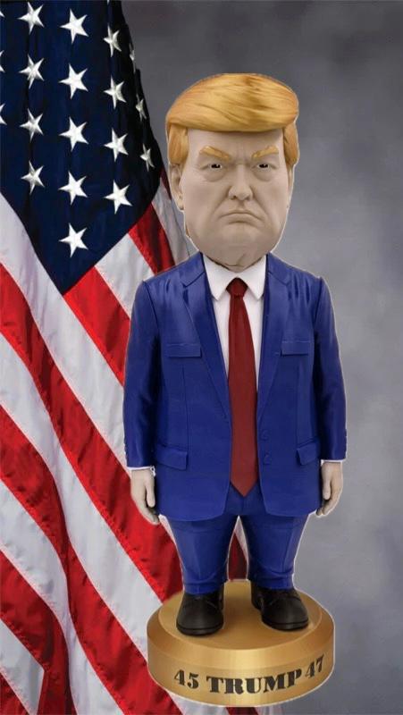 Donald Trump Figurine – 3D Printed Political Caricature Statue