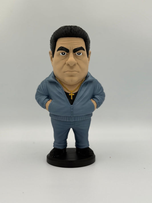 Big Puss Mobster Figurine - 3D Printed Mob Boss Caricature (9.5 200mm Mini)