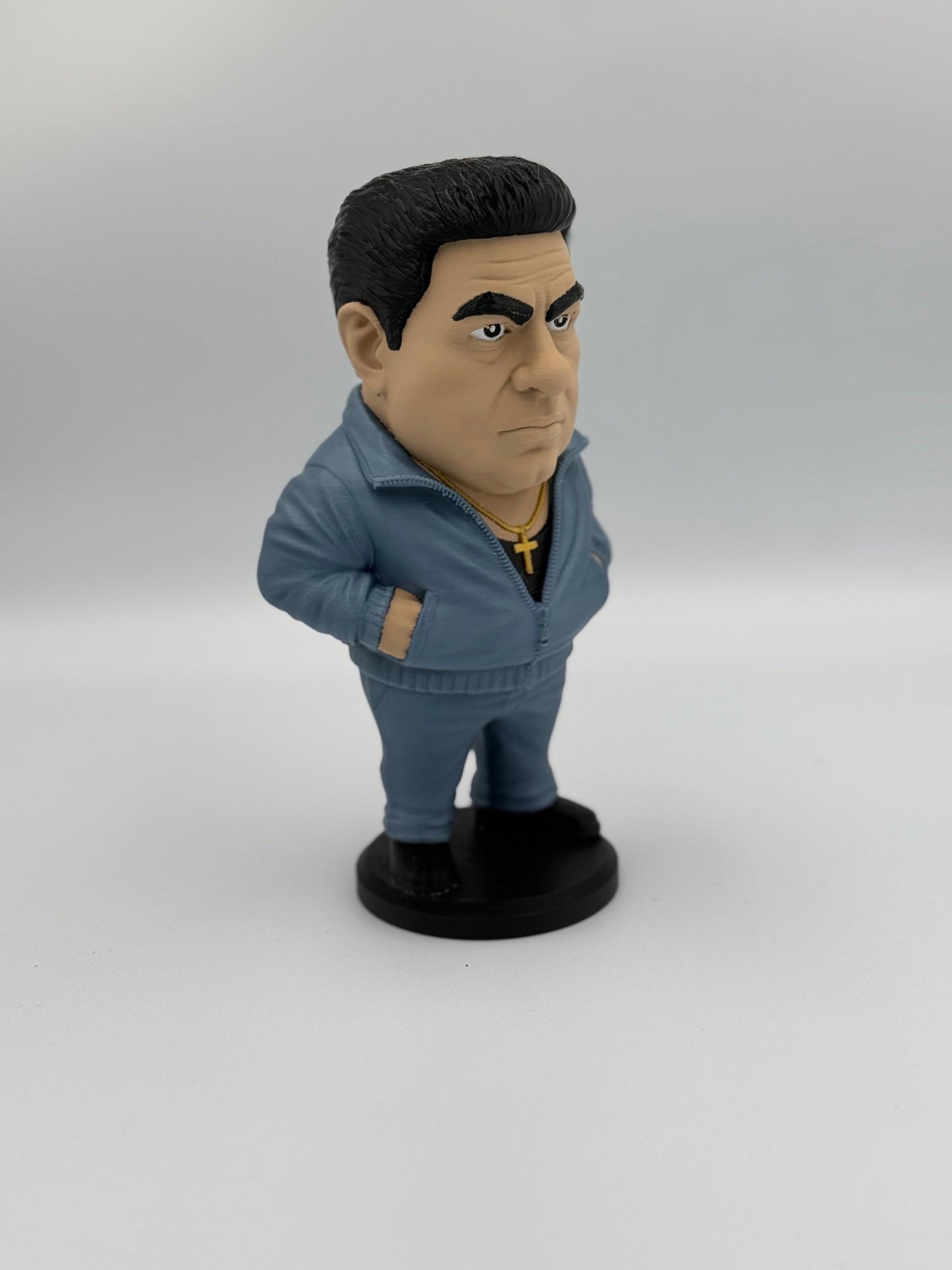 Big Puss Mobster Figurine - 3D Printed Mob Boss Caricature (9.5 200mm Mini)