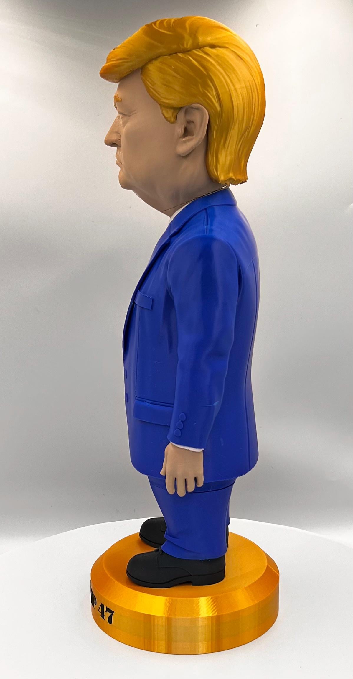 Donald Trump Figurine – 3D Printed Political Caricature Statue