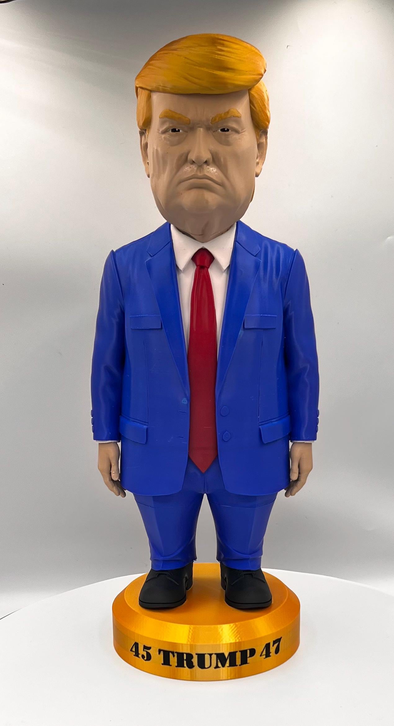 Donald Trump Figurine – 3D Printed Political Caricature Statue