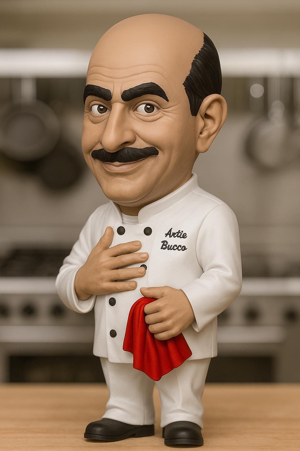 Artie Bucco Figurine – 3D Printed Mob Boss Caricature (9.5 200mm Mini)