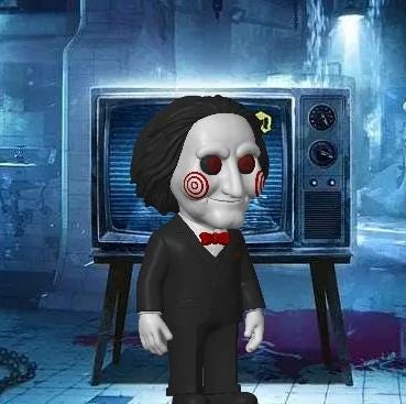 Billy the Puppet Figurine: Menacing Horror Decor, (10.5” | 240mm Edition)