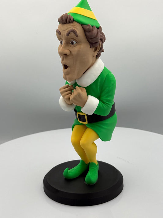 North Pole Helper - Holiday Elf Caricature Statue | (10.5” | 240mm Edition)