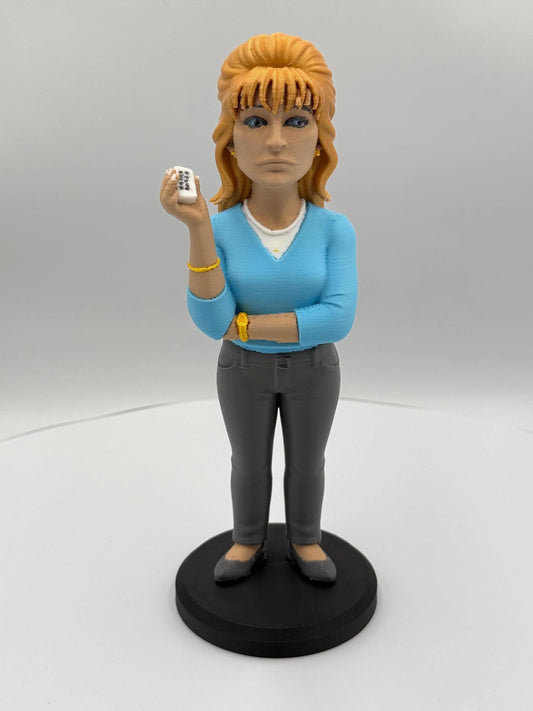 Carmela on the Line!  Crime Family Collection | Iconic Mob Wife Caricature Statue (9.5 200mm Mini)