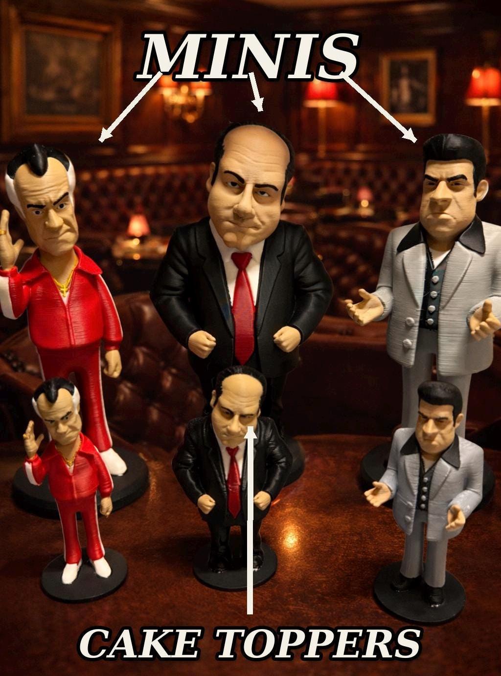 Gepettos Cake Toppers - Choose Any Character 3D-Printed Movie & Music TV Icon Cake Decorations (100mm 4inch)