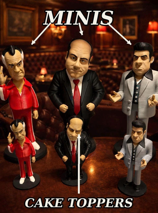 Gepettos Cake Toppers - Choose Any Character 3D-Printed Movie & Music TV Icon Cake Decorations (100mm 4inch)