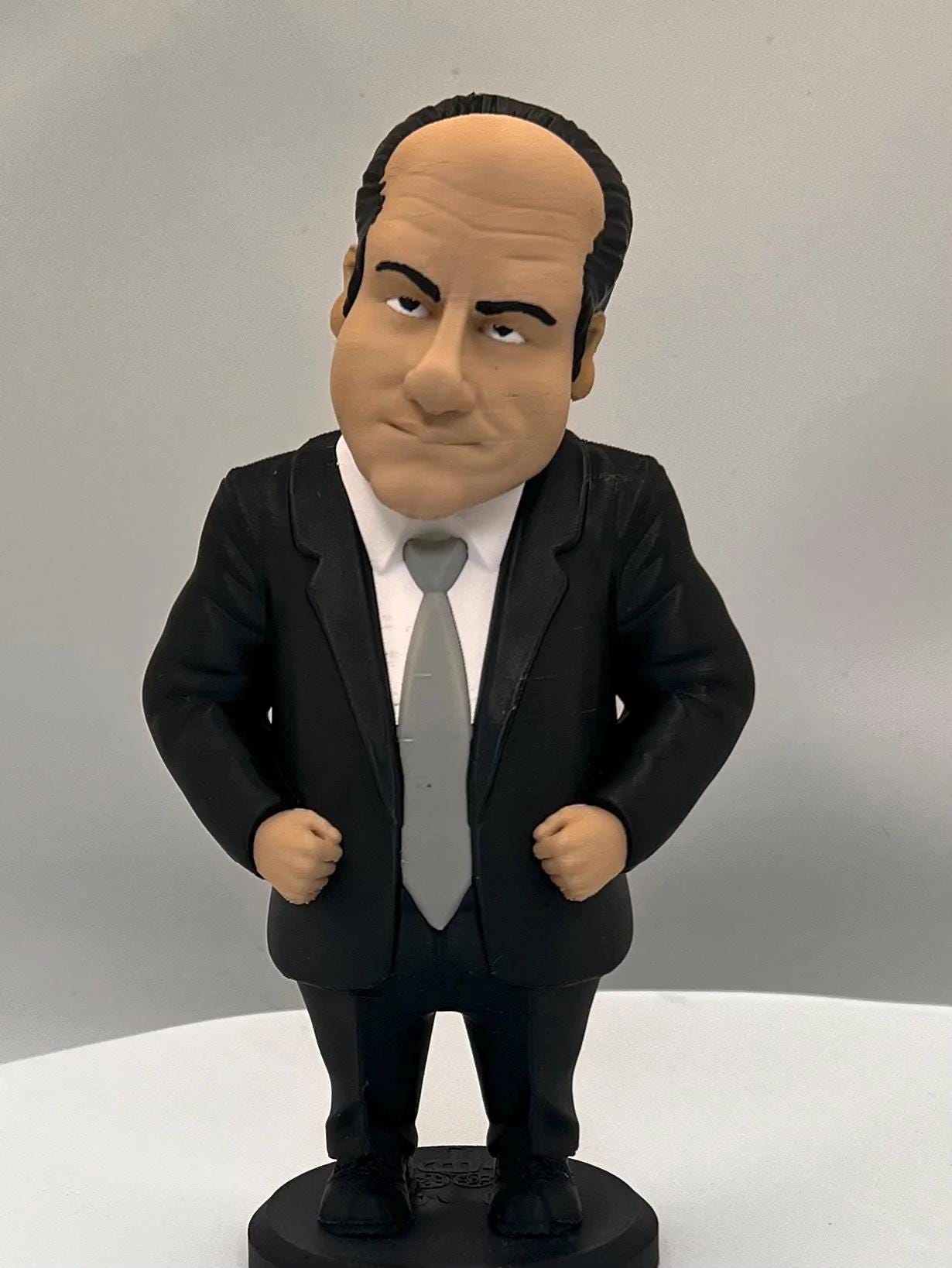 Sopranos Caricature Statue Set - 3D Printed Mob Boss Caricatures (200mm Mini & 400mm Standard Sizes)